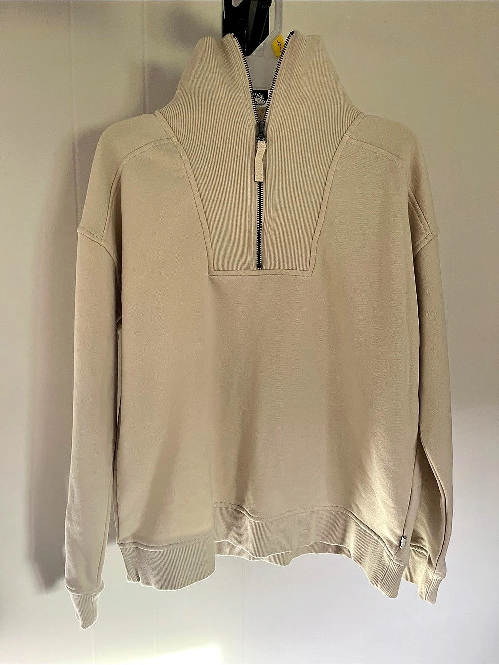 Eddie Bauer Men's Cotton Quarter-Zip Pullover Size Medium NWT